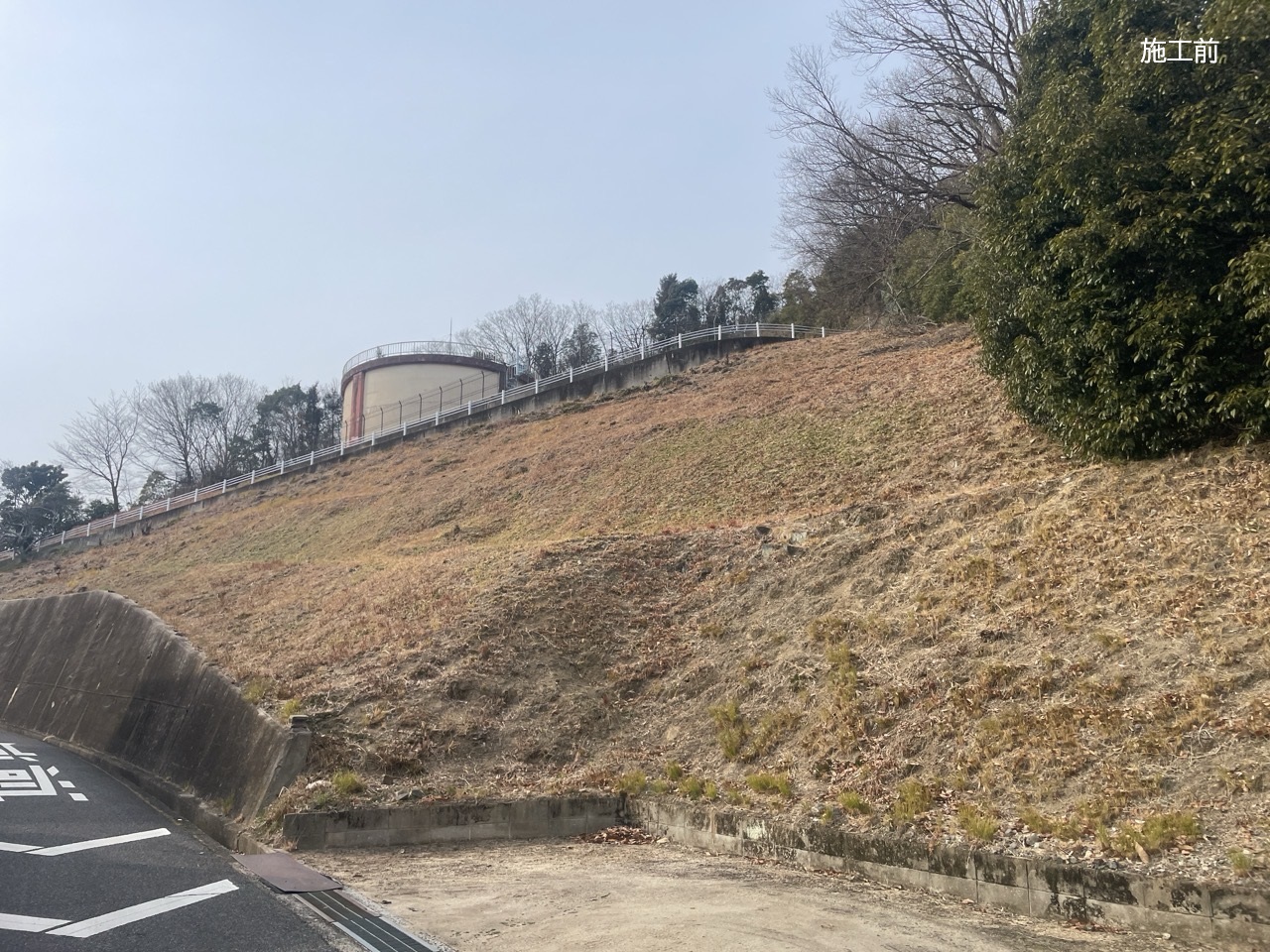 奈良津配水池法面崩壊対策工事の6枚目の画像