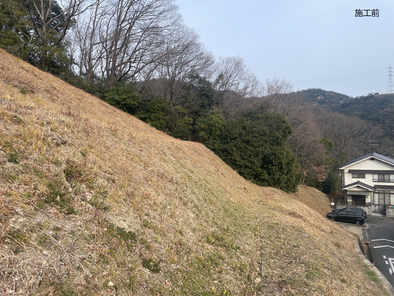 奈良津配水池法面崩壊対策工事の7枚目の画像