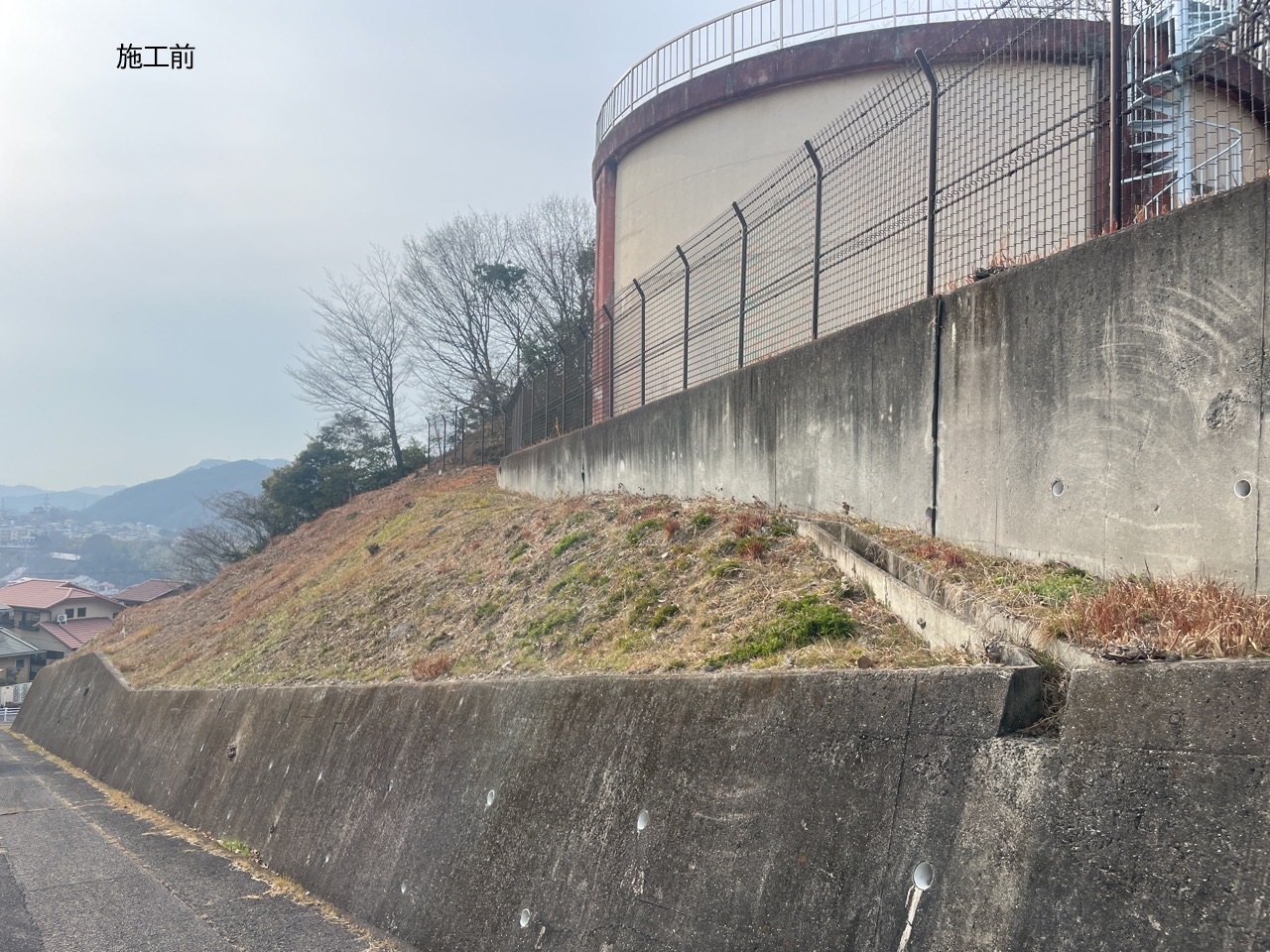 奈良津配水池法面崩壊対策工事の8枚目の画像